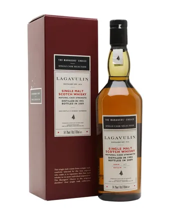 Lagavulin 1993 15 jaar oud Managers Choice Sherry Cask