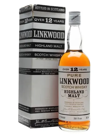 Linkwood 12 jaar oud Bottled 1970's 75cl