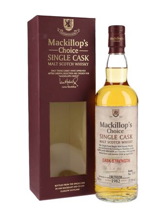Linlithgow 1982 28 jaar oud Cask #2206 Mackillop's