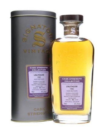 Linlithgow 1982 26 jaar oud Wine Treated Butt Signatory