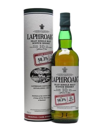 Laphroaig 10 jaar oud Cask Strength Batch 002 Bottled 2010