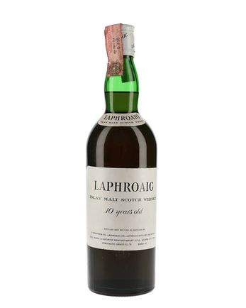 Laphroaig 10 jaar oud Bottled 1980s Bonfanti