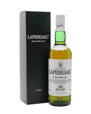 Laphroaig 10 jaar oud Royal Warrant