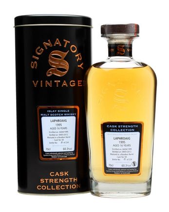 Laphroaig 1995 16 jaar oud Cask #50 Signatory Cask Strength Collection