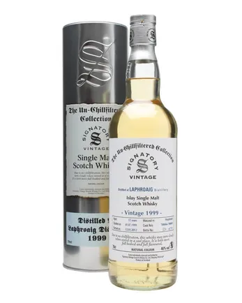 Laphroaig 1999 12 jaar oud Casks #700046 9 Signatory Un-Chillfiltered Collection