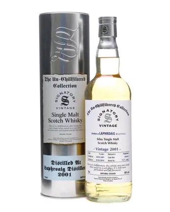 Laphroaig 2001 9 jaar oud Unchillfiltered Signatory Un-Chillfiltered Collection