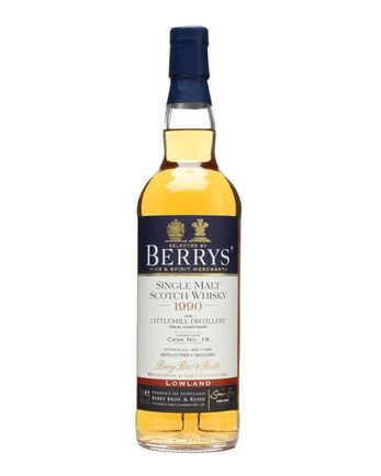 Littlemill 1990 21 jaar oud Cask #18 Berry Bros & Rudd