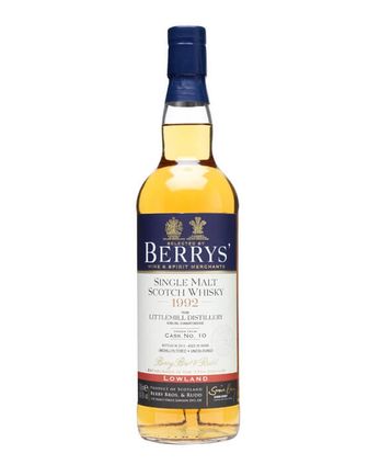 Littlemill 1992 20 jaar oud Cask #10 Berry Bros Berry Bros & Rudd