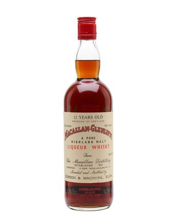 Macallan Glenlivet 12 jaar oud Bottled 1960s G M Gordon & Macphail