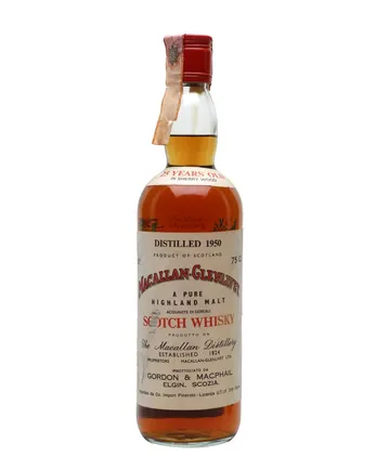 Macallan Glenlivet 1950 25 jaar oud Gordon & Macphail