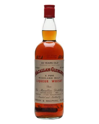 Macallan Glenlivet 33 jaar oud Sherry Cask Bottled 1960s Gordon & Macphail