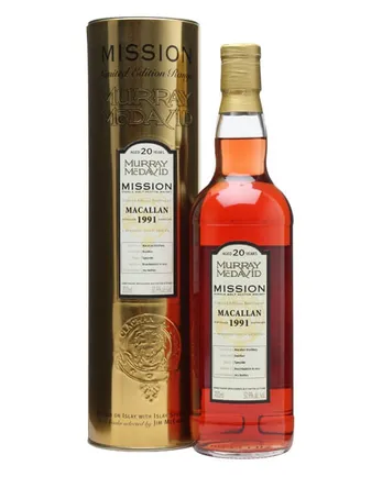 Macallan 1991 20 jaar oud Murray McDavid Mission