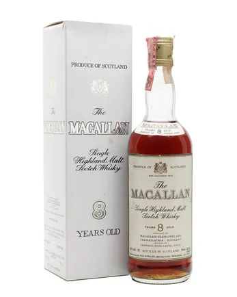 Macallan 8 jaar oud Bottled 1980's