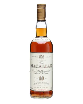 Macallan 10 jaar oud New Club Elgin Bottled 1980s