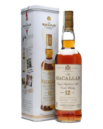 Macallan 12 jaar oud Bottled 1990's