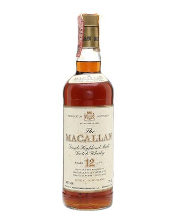 Macallan 12 jaar oud Bottled 1980s Screwcap 43 100cl
