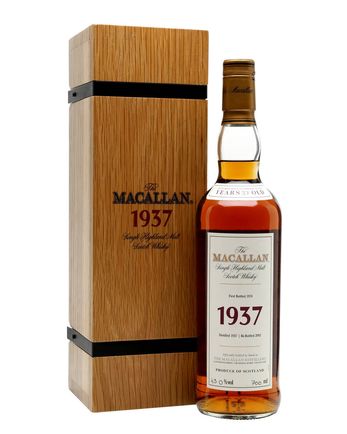 Macallan 1937 37 jaar oud Fine Rare