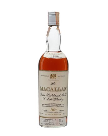Macallan 1958 Vintage Label