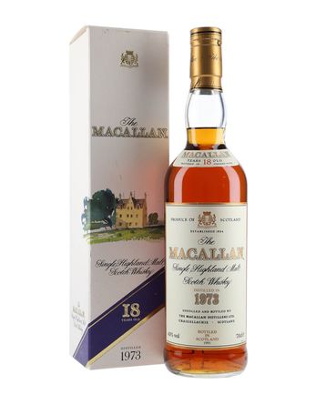 Macallan 1973 18 jaar oud Vintage Label