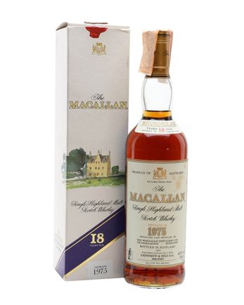 Macallan 1975 18 jaar oud Vintage Label