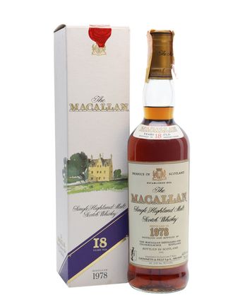 Macallan 1978 18 jaar oud Vintage Label