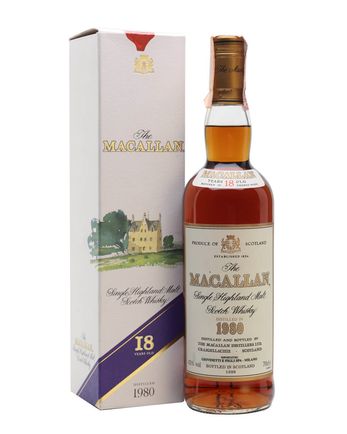 Macallan 1980 18 jaar oud Vintage Label