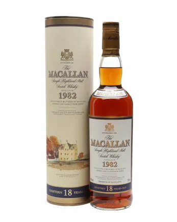 Macallan 1982 18 jaar oud Vintage Label