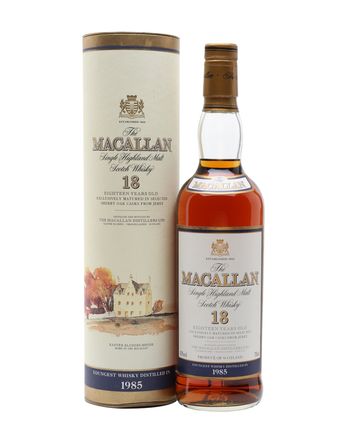Macallan 1985 18 jaar oud Vintage Label