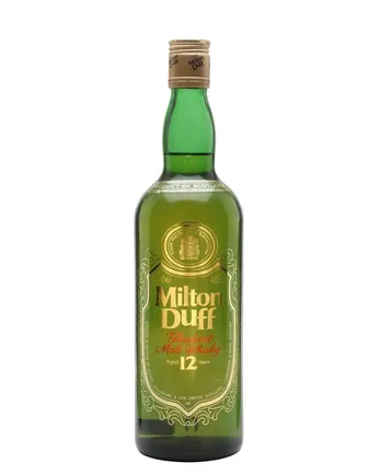 Miltonduff 12 jaar oud Screen Printed Label