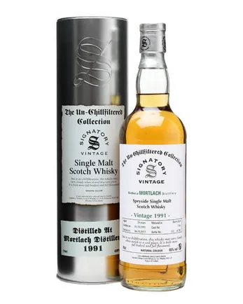 Mortlach 1991 20 jaar oud Un Chillfiltered Signatory Un-Chillfiltered Collection