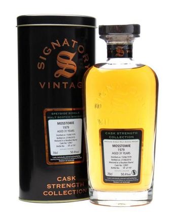 Mosstowie 1979 31 jaar oud Bourbon Barrel #12907 Signatory Cask Strength Collection