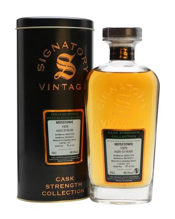 Mosstowie 1979 33 jaar oud Cask #1307 Signatory Cask Strength Collection