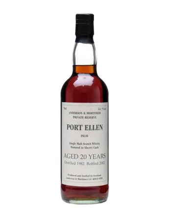 Port Ellen 1982 20 jaar oud Sherry Cask Anderson & Mortimer
