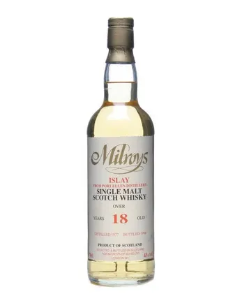 Port Ellen 1977 18 jaar oud Milroy's