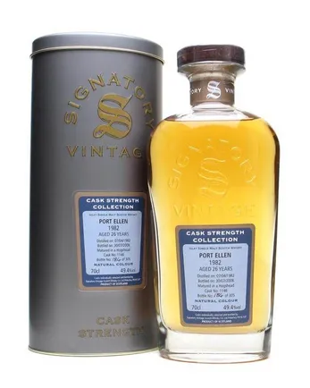Port Ellen 1982 26 jaar oud Cask 1146 Signatory Cask Strength Collection