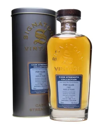 Port Ellen 1982 26 jaar oud Signatory Cask Strength Collection