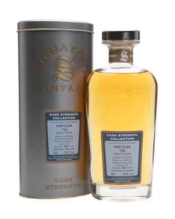 Port Ellen 1982 27 jaar oud Signatory Cask Strength Collection