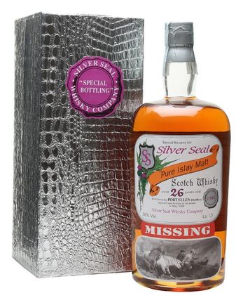 Port Ellen 1982 26 jaar oud 'Missing' Silver Seal