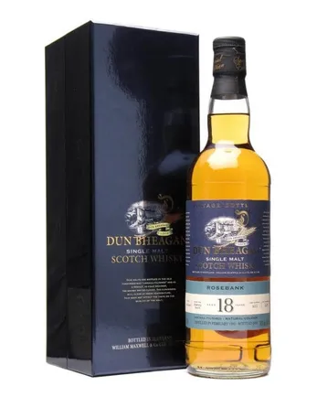 Rosebank 1990 18 jaar oud Sherry Butt Dun Bheagan