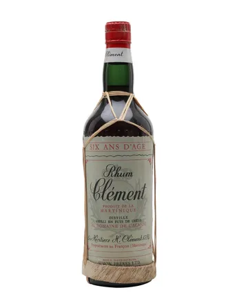 Clement 6 jaar oud Rhum Bottled 1960s