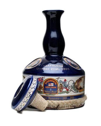 Pusser's Rum Trafalgar Bicentenary Decanter 15 jaar oud