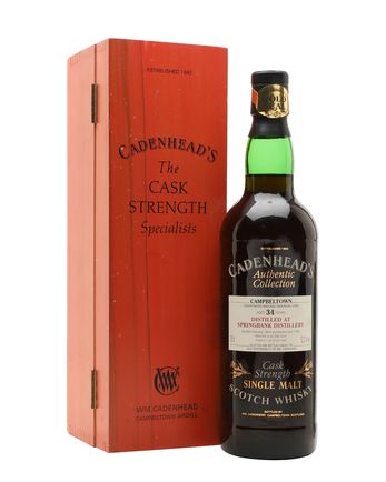 Springbank 1964 34 jaar oud Sherrywood Cadenhead's