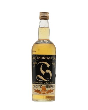 Springbank 12 jaar oud Bottled 1970s