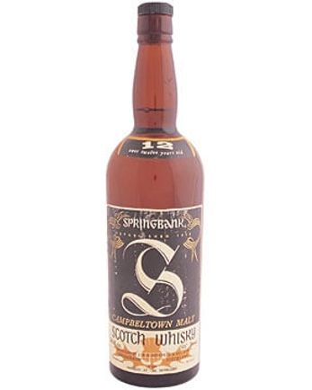 Springbank 12 jaar oud 75cl