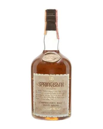 Springbank 15 jaar oud Bottled 1980s 75cl