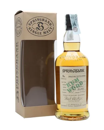 Springbank 1991 16 jaar oud Rum Wood