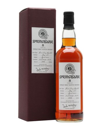 Springbank 1995 8 jaar oud Fresh Sherry Hogshead