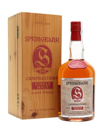 Springbank 25 jaar oud Bottled 1990s