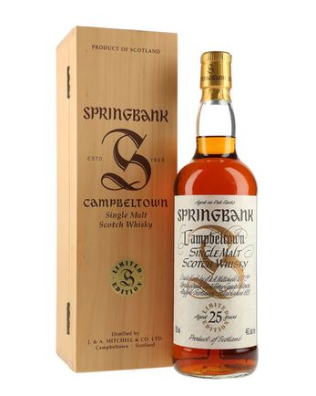 Springbank 25 jaar oud Millennium Set
