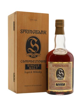 Springbank 30 jaar oud Bottled 1990's